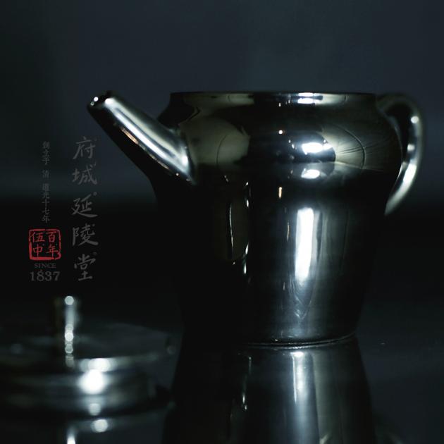 瓷壺│24K純白金釉 1