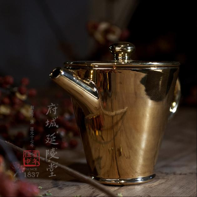 具輪珠壺│24K純金釉笠 2