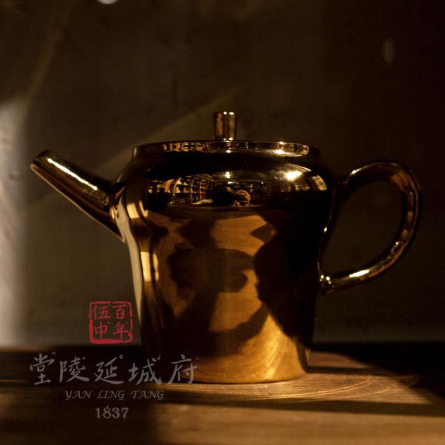 瓷壺│24K純金釉 1