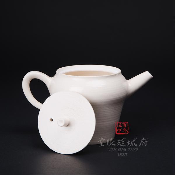 瓷壺│甜白釉和