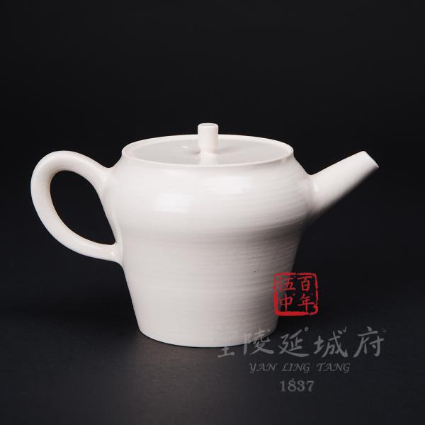 瓷壺│甜白釉和